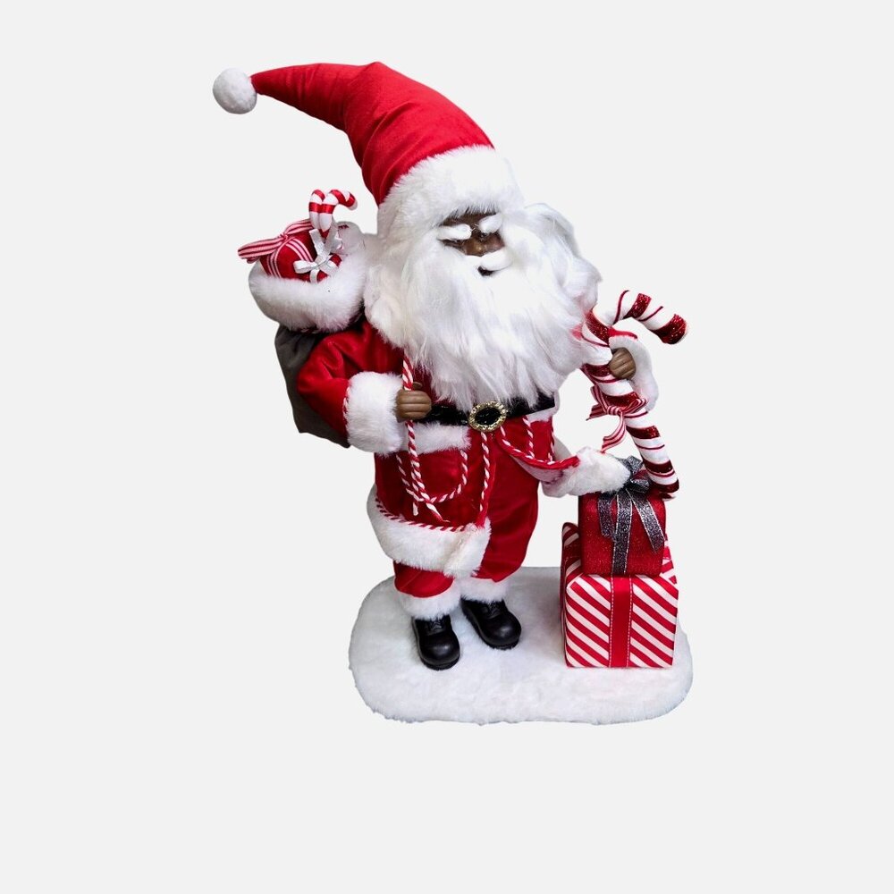 Ashland Christmas Collectible Santa Black African American Santa 2ft  Night Befo